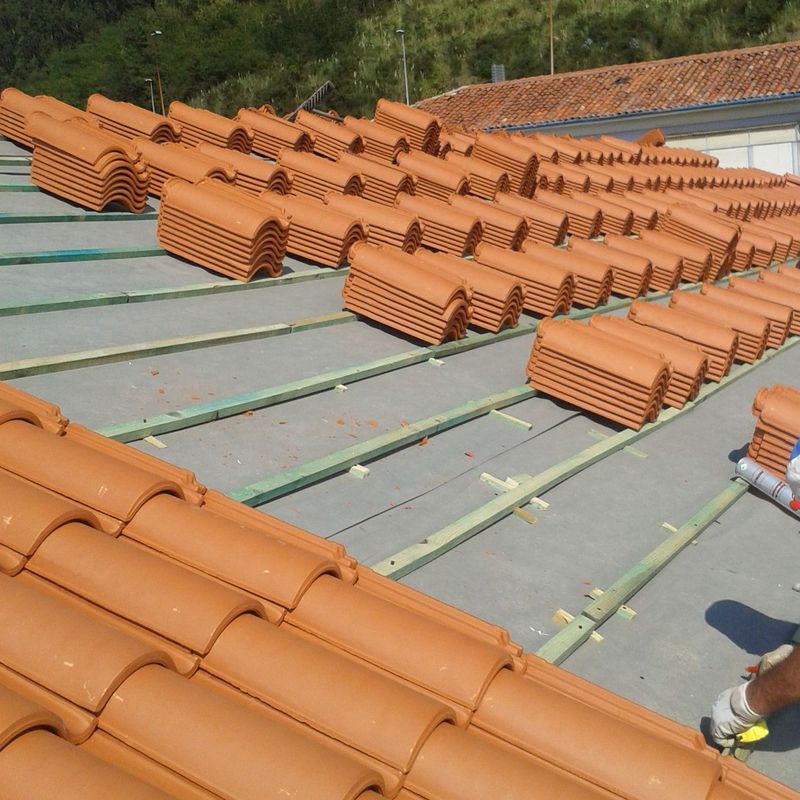 Rehabilitación de tejados en Torrelavega.