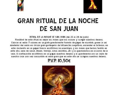 Ritual de la noche de san Juan 