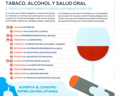 TABACO, ALCOHOL Y SALUD ORAL.