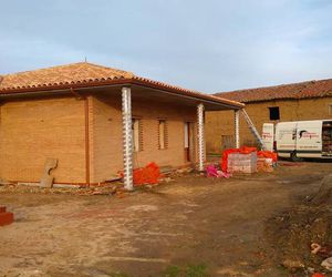 Canalón instalado en Cimanes de la Vega (León) 