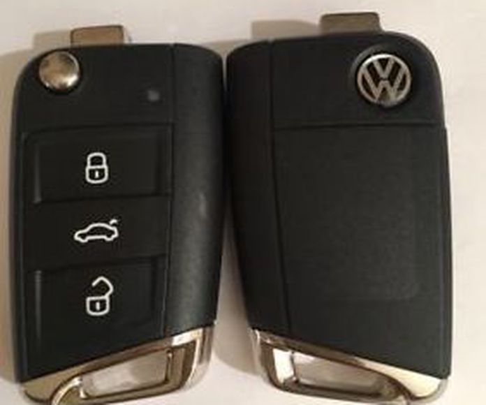 Copia de llave con mando Volkswagen (VW), Seat y Skoda }}