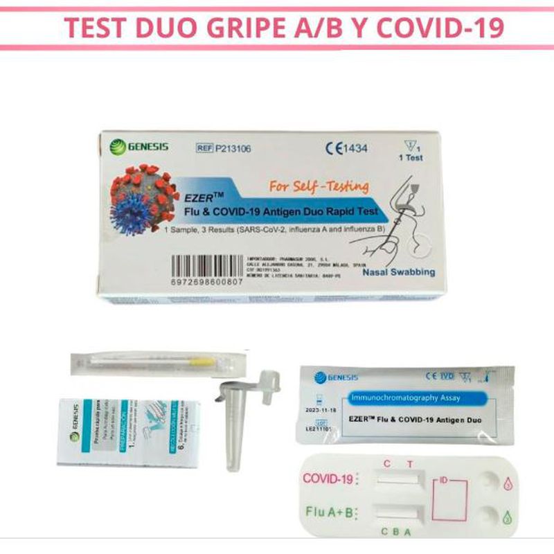 TEST NASAL DUAL GRIPE - COVID