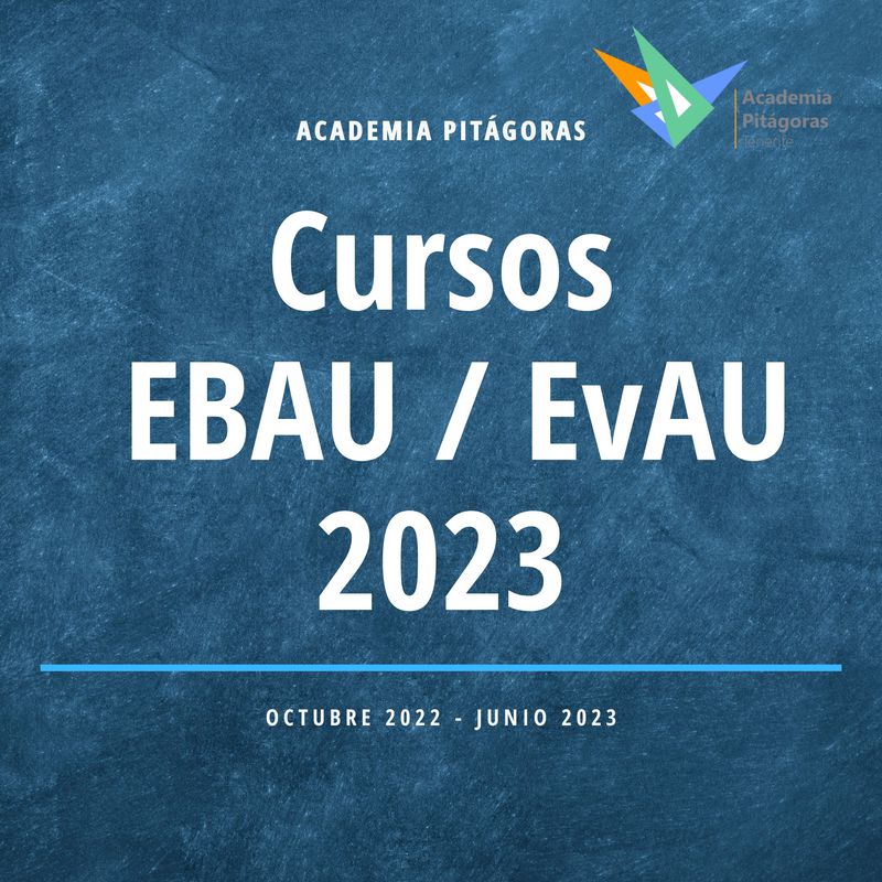 Curso EBAU/EvAU 2023: Servicios de Academia Pitágoras