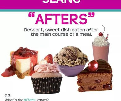Slang of the day: Afters