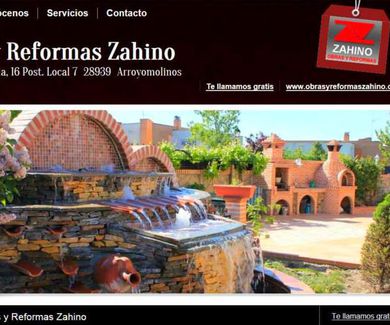 Nuevo diseño web www.obrasyreformaszahino.com