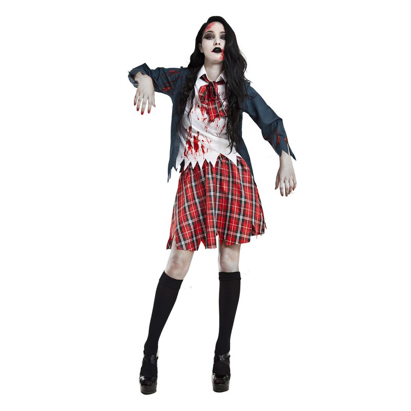 Disfraz colegiala zombie mujer