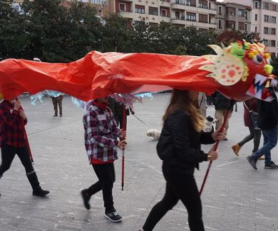 Celebración del Año Nuevo chino.. Año Gallo