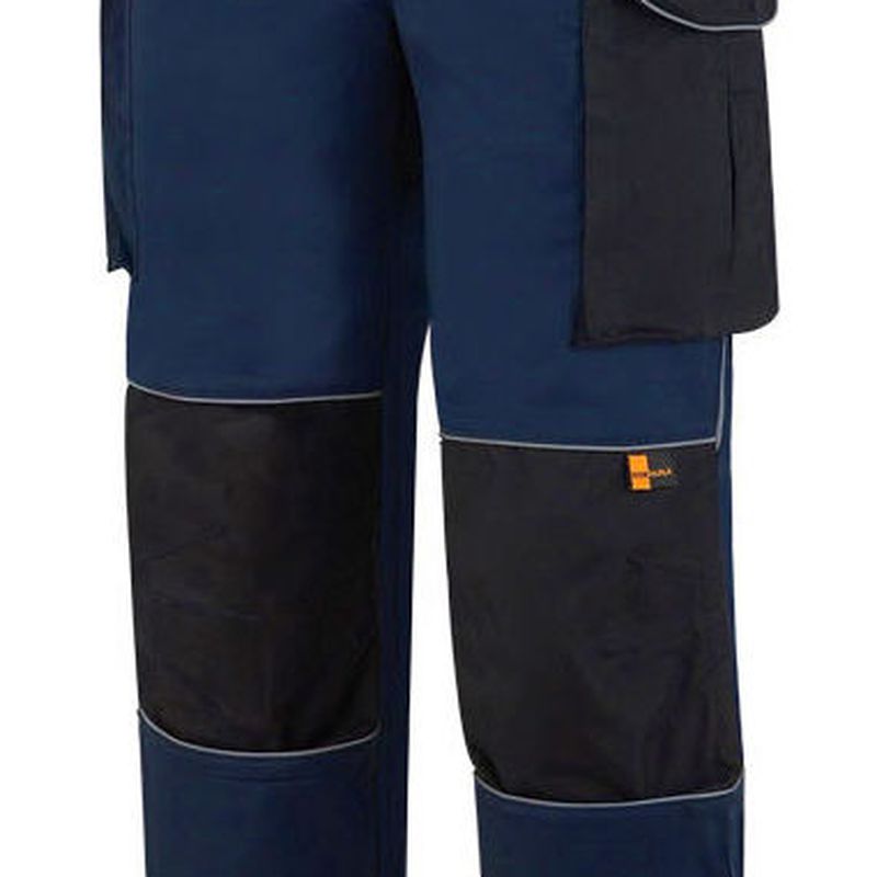Pantalón tergal de color azul marino/negro.: Catálogo de Frade Ropa de Trabajo