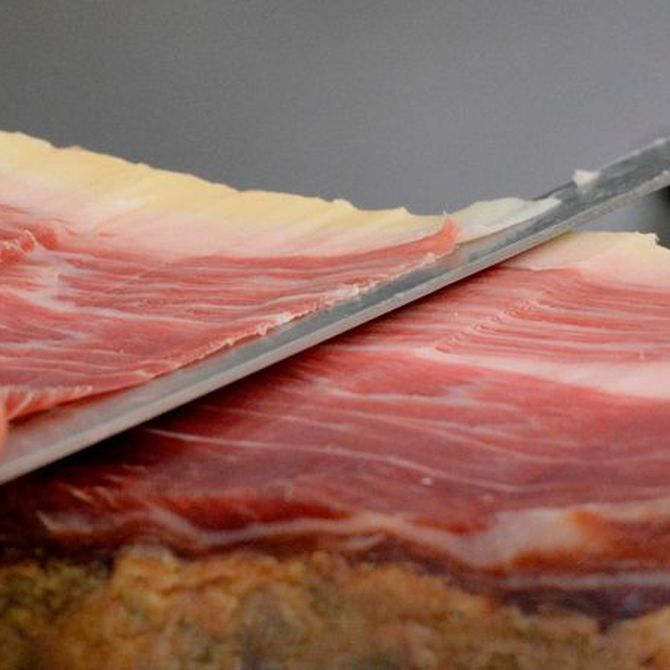 Aprendiendo a cortar el jamón: las partes del jamón
