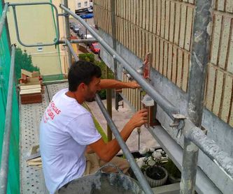 Aplicación de revestimiento aislante térmico para fachadas: Trabajos de Fachadas Cantabria