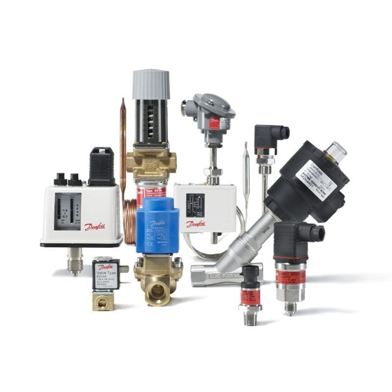 Presostatos, válvula solenoide, transmisor presión, sensor temperatura