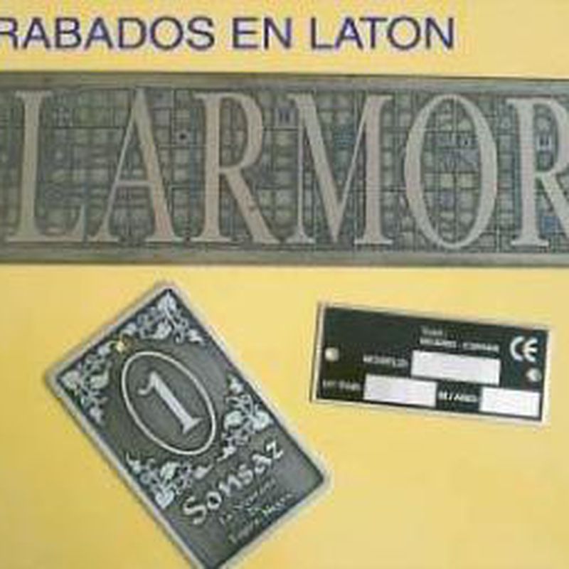 Latón: Catálogo de Grabados Dalima, S.L.