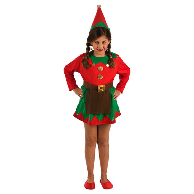 Disfraz elfa roja