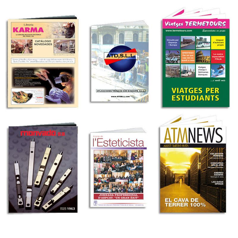 Revistas/Catálogos: Servicios de impresión digital de Imprenta Vilaró