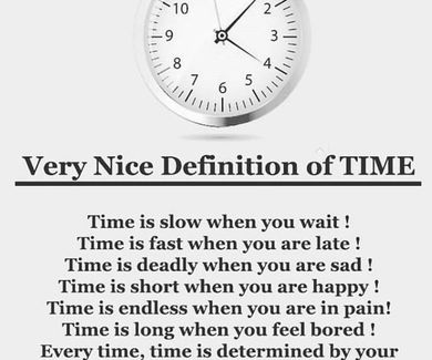 Definition of time!