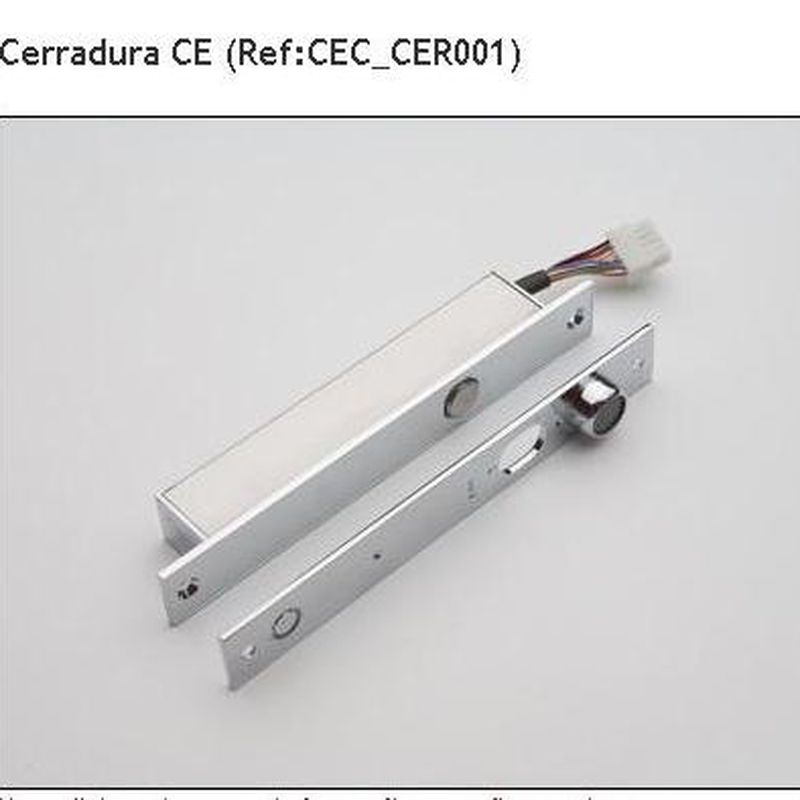 Cerraduras electronicas: Catálogo de Ra-Ba Cierres Eléctricos, S.A.