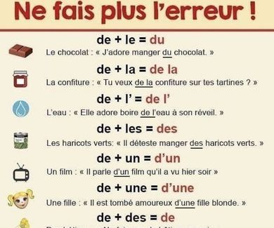 Errores comunes en francés