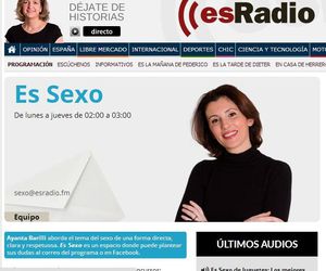 Programa de radio "Es Sexo", junto a Ayanta Barilli.