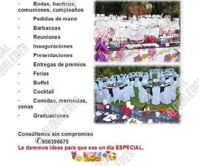 ¡Buenas tardes! Temporada de bautizos, consulten nuestras oferta.