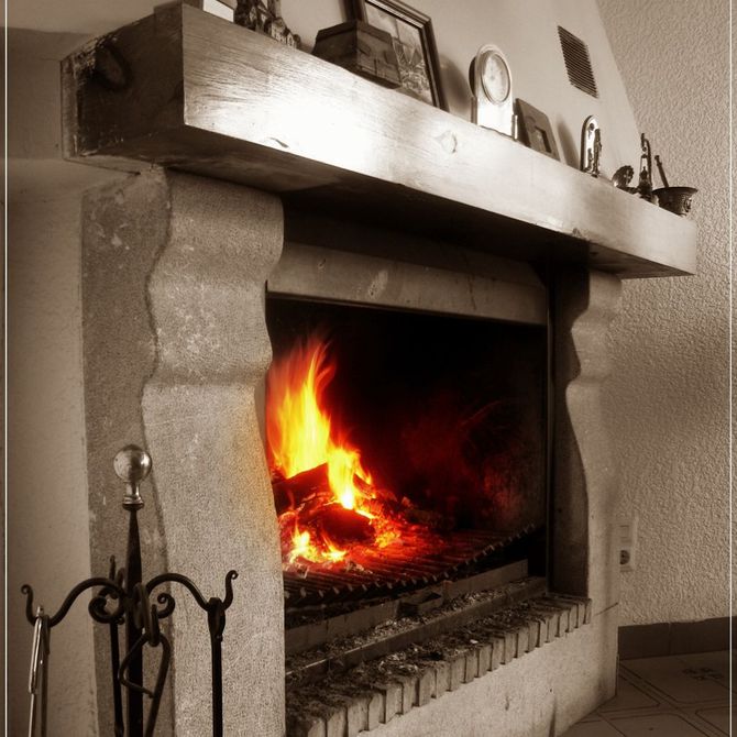 Terapia con fuego: el fuego sanador de una chimenea