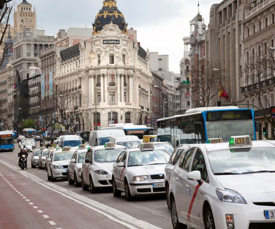 Los primeros taxis en Madrid