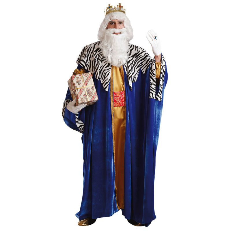 Disfraz Rey Mago azul adulto