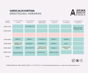 Nuevo horario