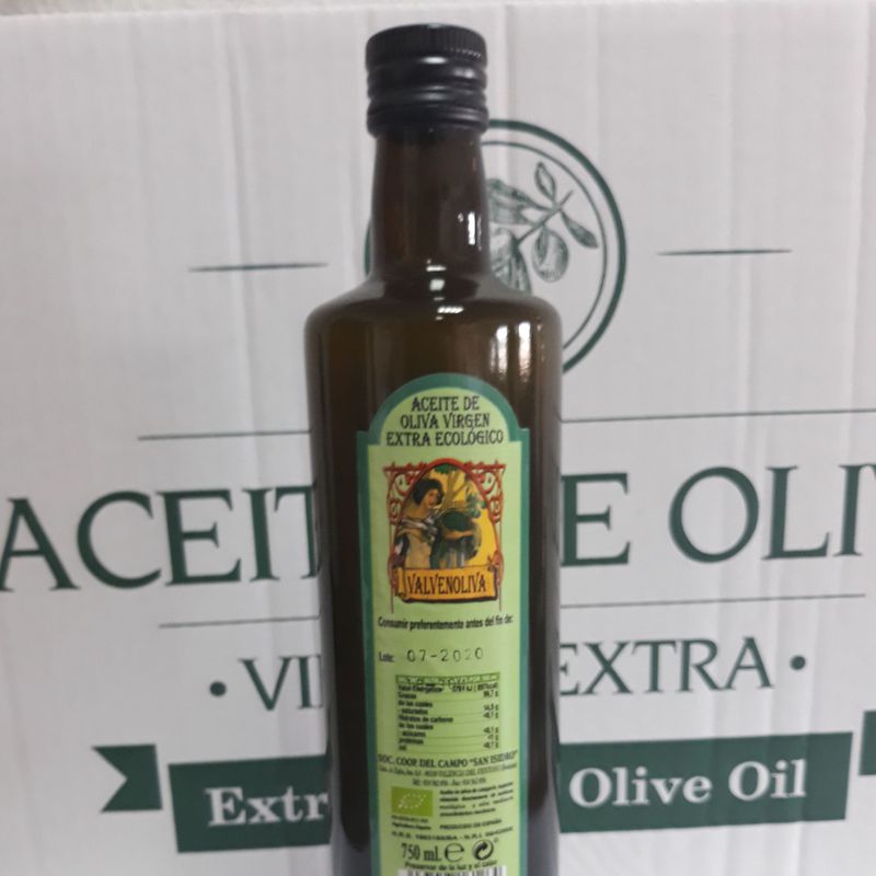 Aceite de oliva Virgen Extra Ecológica de 3/4.: Productos de Cooperativa del Campo San Isidro