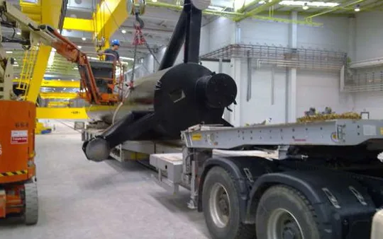 Transportes de estructuras para el sector industrial