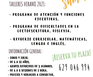 CURSOS VERANO 2021