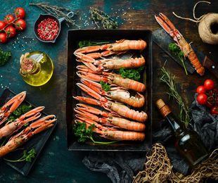 Diferentes recetas con cigalas