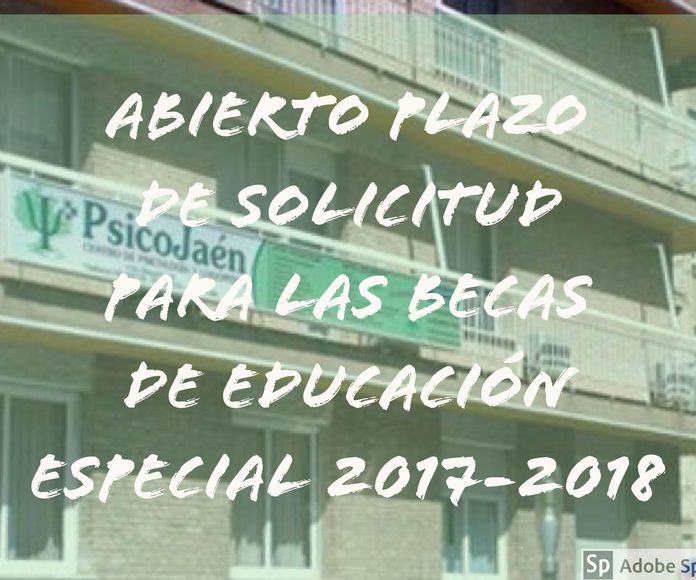 ABIERTO EL PLAZO DE SOLICITUD PARA LAS BECAS DE EDUCACIÓN ESPECIAL PARA EL CURSO 2017-2018
