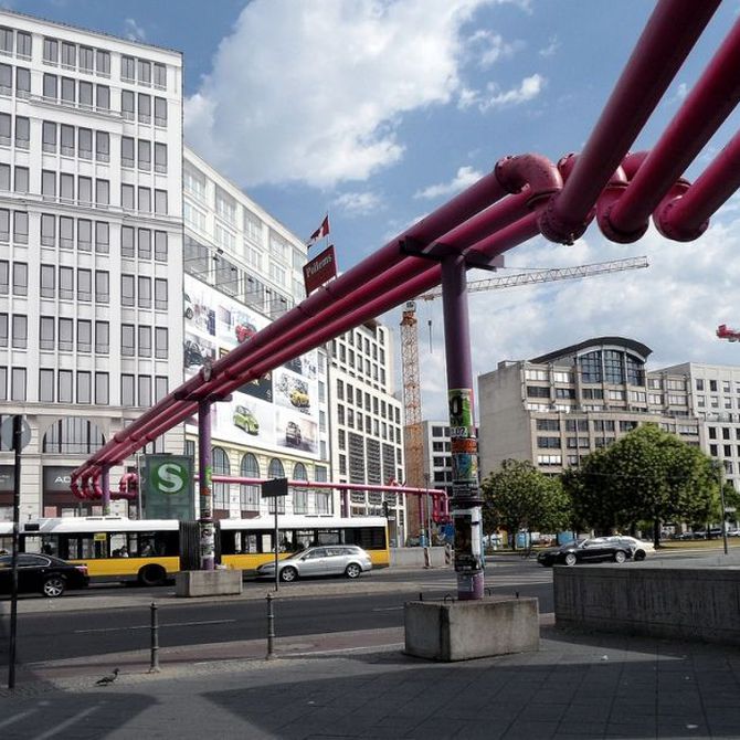 Las curiosas tuberías de gas y agua de Berlín