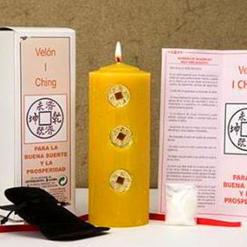 Velón Especial del I Ching: Cursos y productos de Racó Esoteric Font de mi Salut