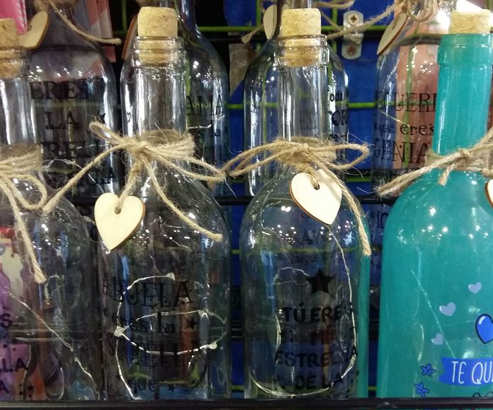 Dile lo que sientes a tu gente con botellas y tarros con luces led y frases que molan!!!!
