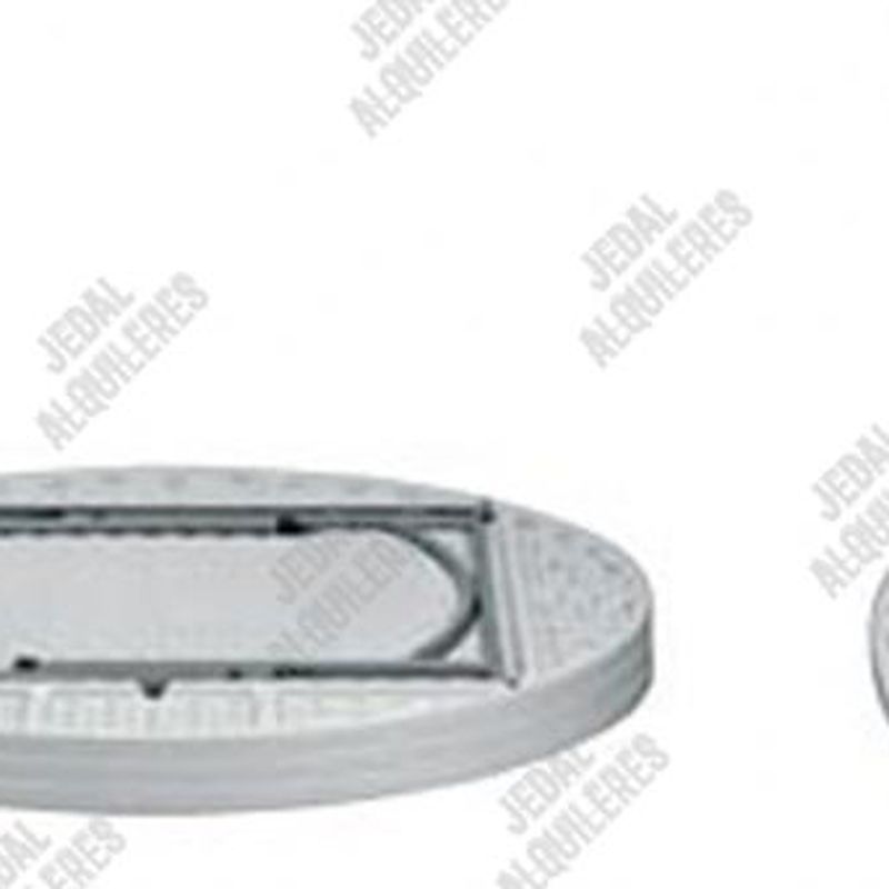 MESA REDONDA PLEGABLE POLIETILENO