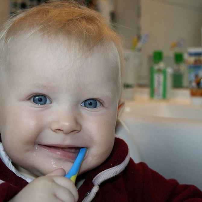 La higiene dental en bebés