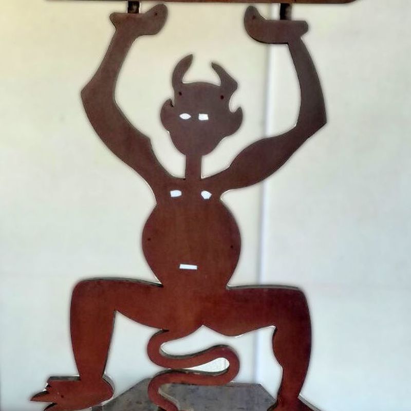 Totem Luminoso Diablo de Timanfaya en Lanzarote