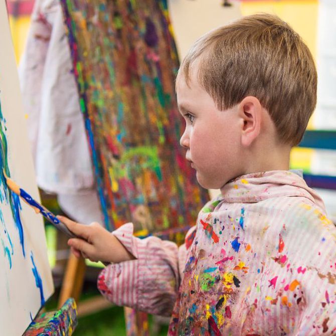 Beneficios de la pintura en los niños