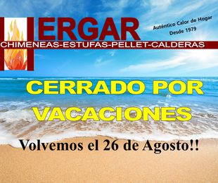 Nos vamos de vacaciones, volveremos el 26 de Agosto!