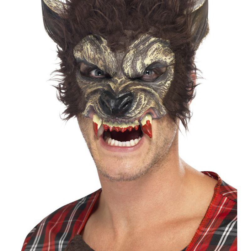 Media máscara lobo