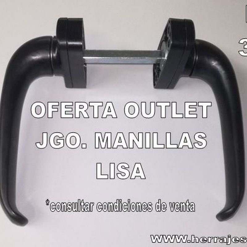 Oferta Outlet Jgo. Manillas Lisa : Productos de Serysys