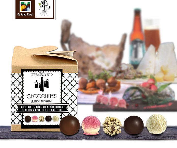 Caja de bombones surtidos: Nuestros productos de Chocolates Sierra Nevada