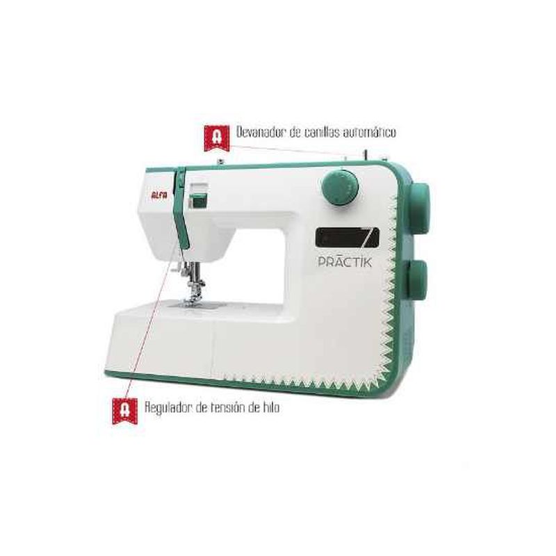 Máquina de coser Alfa Practik 7: Productos de KOSSE