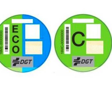 Obligatoriedad de llevar puesta la pegatina de la DGT en Madrid