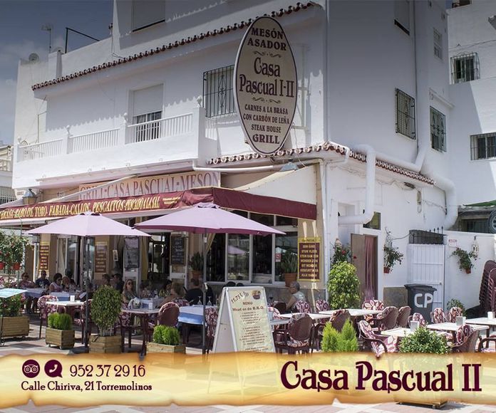 Terraza: Carta de Restaurante Casa Pascual