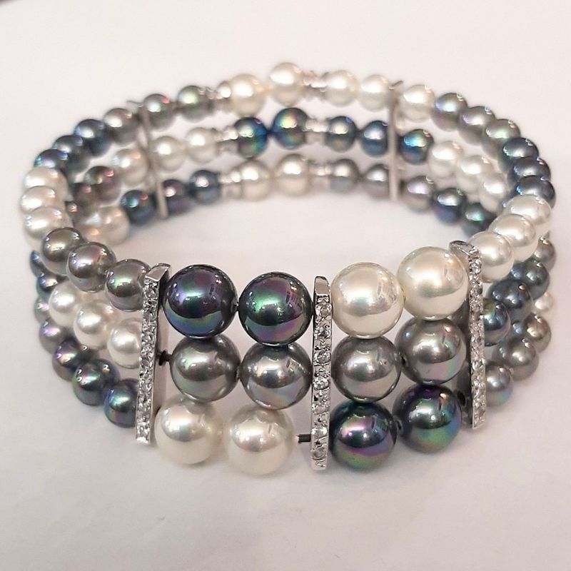 BRAZALETE DE PERLAS DE MALLORCA : Catálogo de Joyería Izquierdo