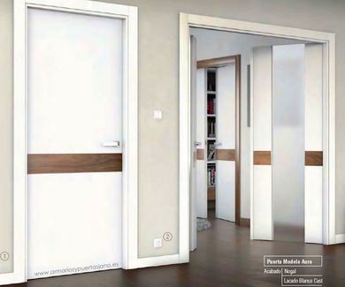 Nuevo modelo puerta lacada blanco