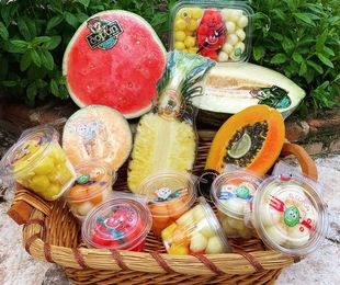 Preparación: Cajas de frutas y verduras