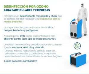 Desinfección por Ozono para empresas y particulares en Mallorca
